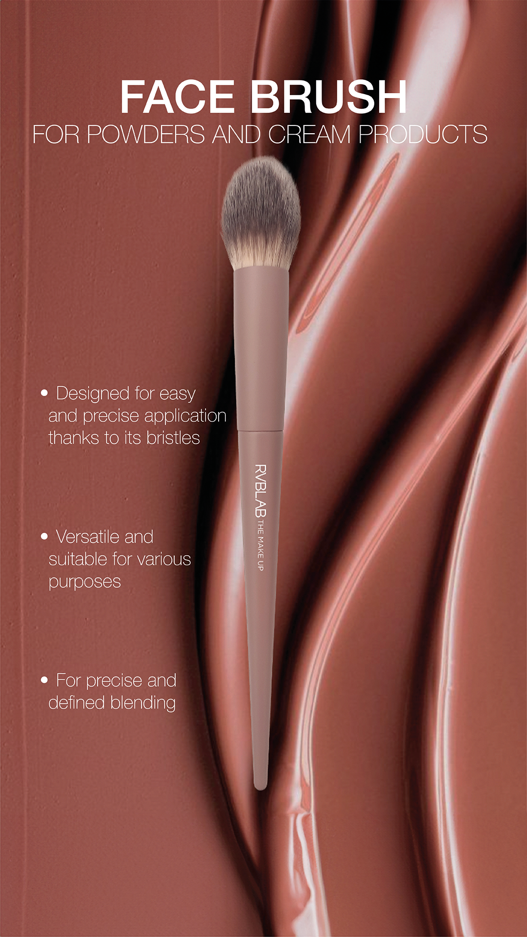 Powder & Cream Face Brush - Fall Winter 2024 - RVB